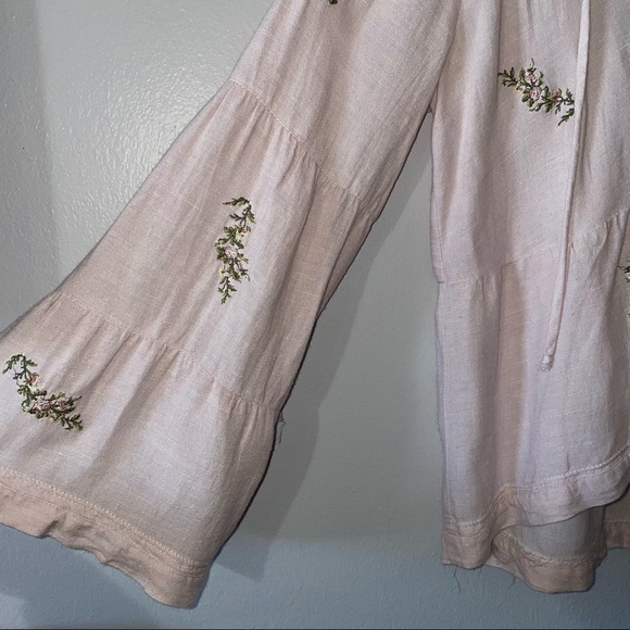 McGuire Floral Embroidered Long Sleeve Blouse - Picture 6 of 9